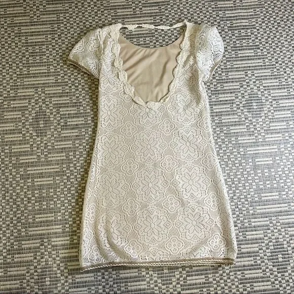 Basically Me Cream Lace Dress - Picture 6 of 9
